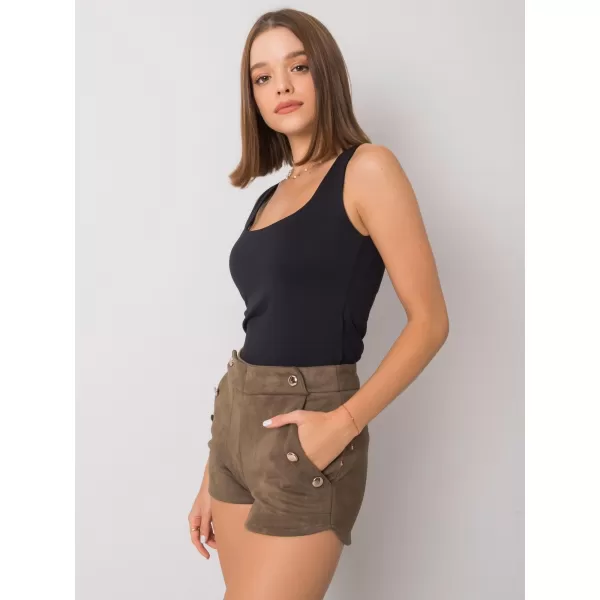  Dámské kraťasy RUE PARIS CHA-SN-1257.89P KHAKI 