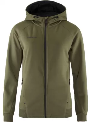 Dámská bunda s kapucí CRAFT Corp. ADV Unify Hoodie Jacket W LESNÍ