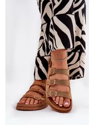 Dámské pantofle BOTO ULIRI 36079 CAMEL