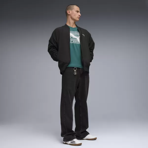  Pánské triko PUMA GRAPHIC TEE 691775_41 EMERALD ICE 