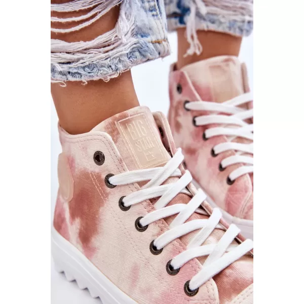  Dámské tenisky BIG STAR LL274048 BEIGE/NUDE 