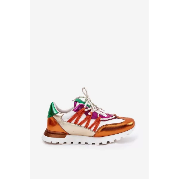  Dámské boty ARTIKER 56C1737 WHITE/ORANGE 