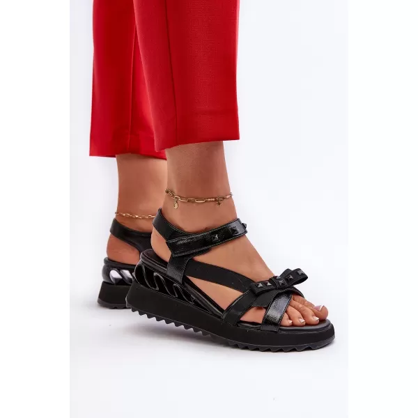  Dámské sandály D&A CR956 BLACK 