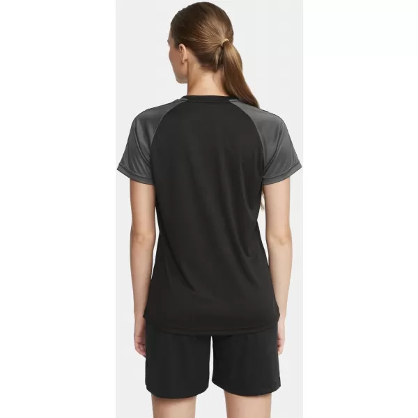  Dámské kontrastní sportovní tričko CRAFT TW Squad Go Contrast Jersey W ČERNÁ/ŽULOVÁ 