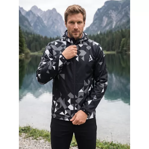  Pánská softshellová bunda premium ALTISPORT VOJ/ALM108JACK01 ČERNÁ 