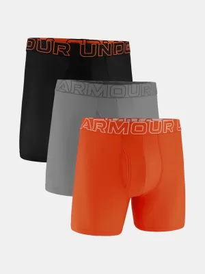 Pánské boxerky UNDER ARMOUR UA PERFORMANCE TECH MESH - SOLID 6IN - 1383884-690 ORANŽOVÁ