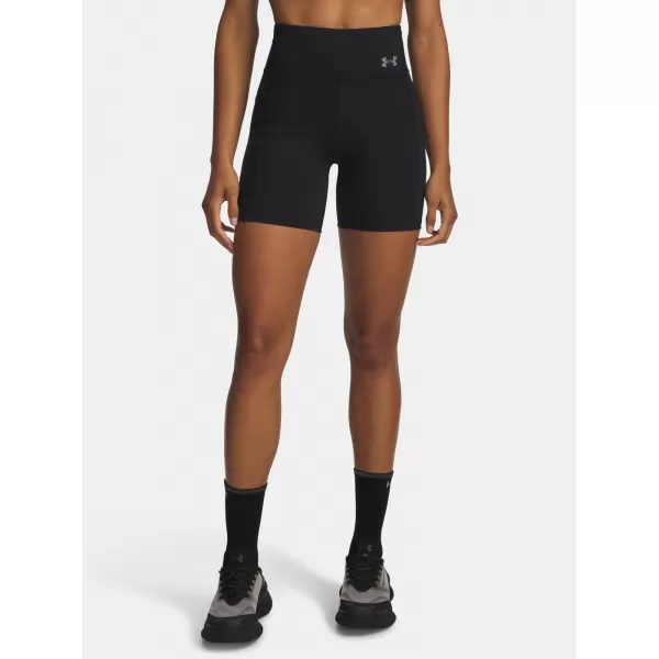  Dámské kraťasy UNDER ARMOUR UA VELOCITI 6IN FITTED SHORT 6009498-001 ČERNÁ 