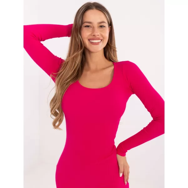  Dámské šaty RUE PARIS RV-SK-5296.01P FUCHSIA 