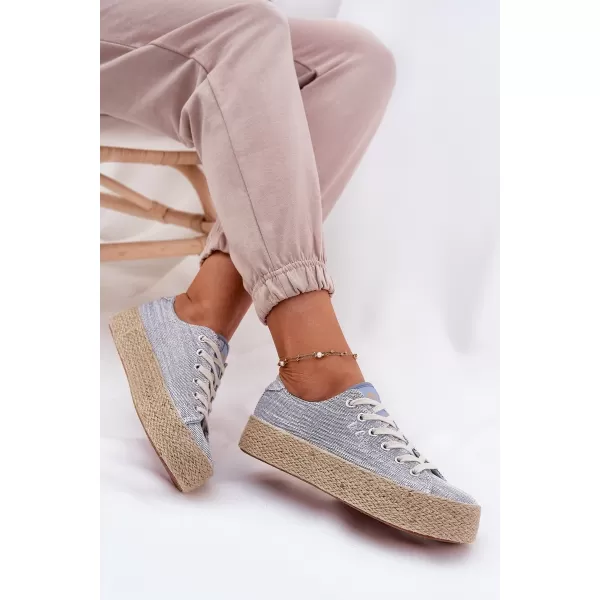  Dámské tenisky LEE COOPER LCW-25-02-3284 LIGHT BLUE 