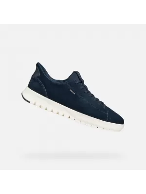 Pánské tenisky GEOX FLEXTRIDE PLUS FAST IN G014647 TMAVĚ MODRÁ