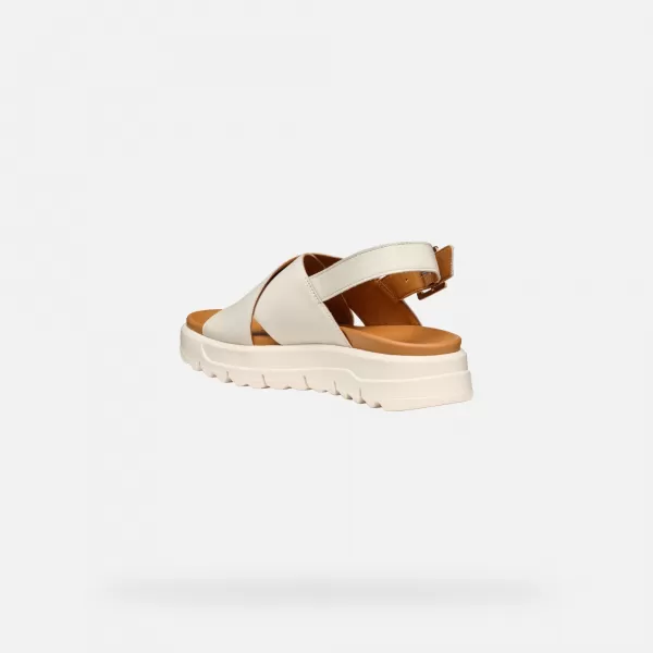  Dámské sandály GEOX XAND 2.1S G012764 BÍLÁ 