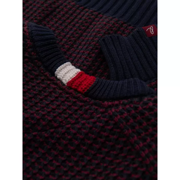 Pánský svetr OMBRE OM-SWSW-0122 MAROON 