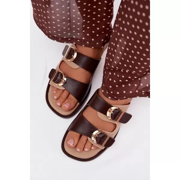  Dámské nazouváky BOTO DANELLE 41337 COFFEE/BEIGE 