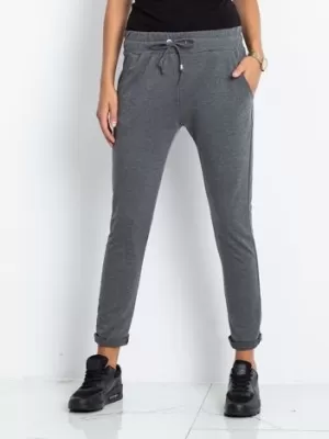Dámské tepláky BASIC FEEL GOOD RV-DR-3698.09X DARK GREY