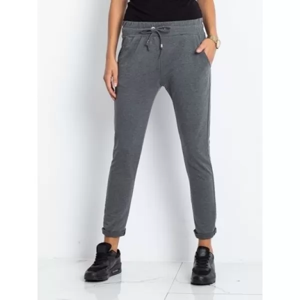  Dámské tepláky BASIC FEEL GOOD RV-DR-3698.09X DARK GREY 