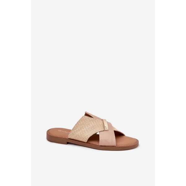  Dámské pantofle VINCEZA 17385 BEIGE 