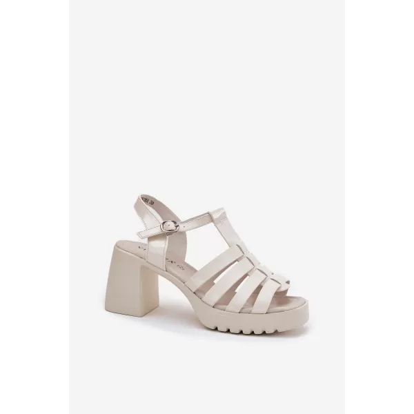  Dámské sandály VINCEZA 66621 BEIGE 