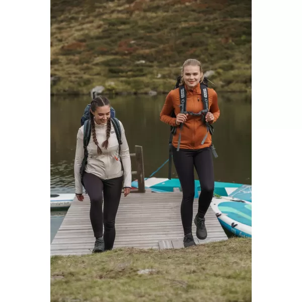  Dámská powerfleecová mikina NORDBLANC SEDGE NBWFL8291 HNĚDÁ 