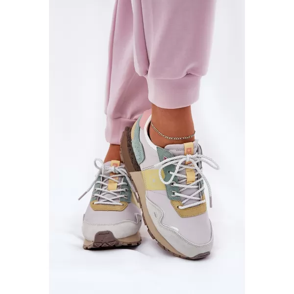  Dámské boty BIG STAR RR274244 YELLOW/GREY 