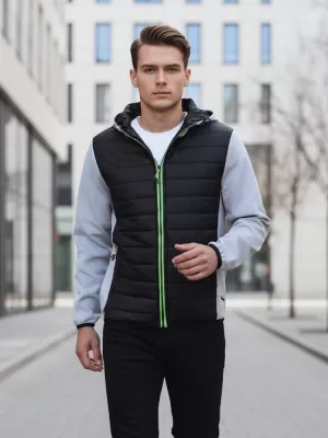 Pánská bunda DSTREET SVĚTLE ŠEDÁ