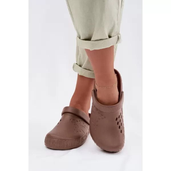  Dámské nazouváky BIG STAR TT274A085 BROWN/BEIGE 