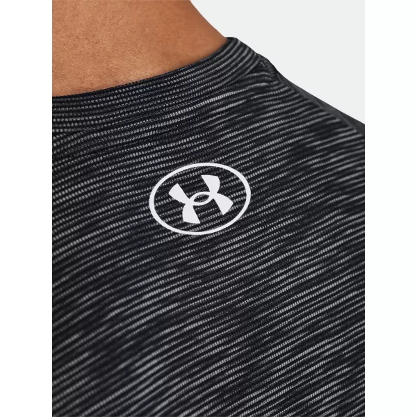  Pánské triko UNDER ARMOUR TECH TEXTURED SS 1382796-001 ČERNÁ 