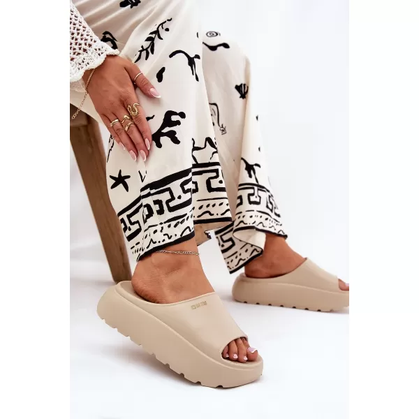  Dámské pantofle BIG STAR RR274A569 BEIGE 