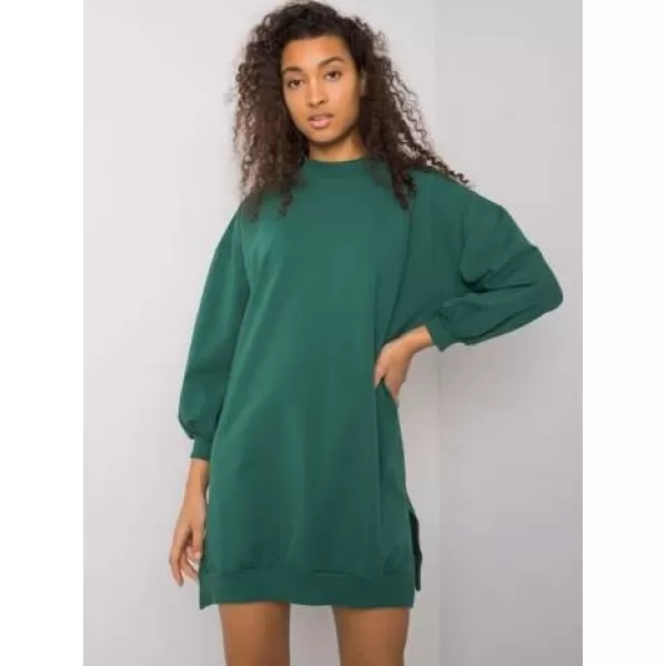  Dámské šaty RUE PARIS RV-SK-7207.03 DARK GREEN 