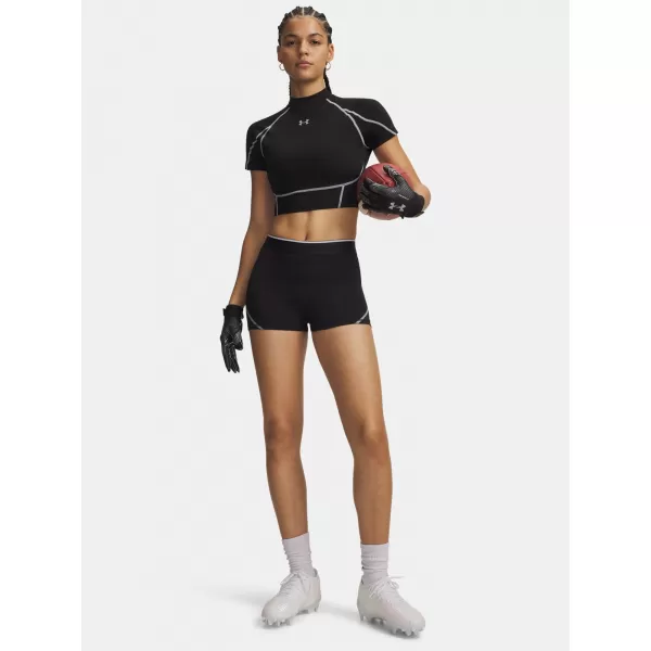  Dámské kraťasy UNDER ARMOUR HEATGEAR ELITE SHORTY 6015371-008 ČERNÁ 