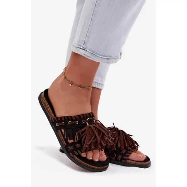  Dámské pantofle BOTO GLORINNA 41497 BLACK 