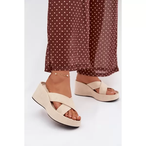  Dámské pantofle BOTO CALORINE 41357 BEIGE 