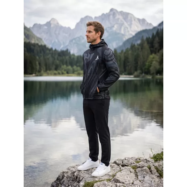  Pánská softshellová bunda premium ALTISPORT VOJ/ALM072JACK01 ČERNÁ 