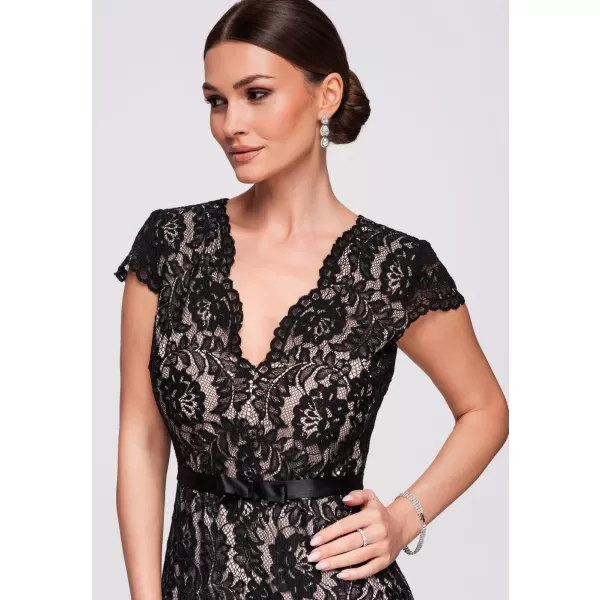  Dámské šaty LARICA LA-OM-DLR296 BLACK 
