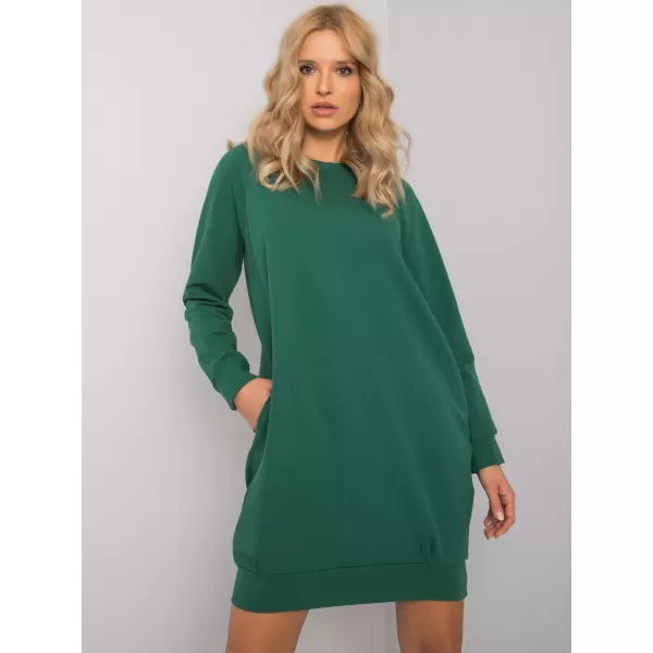  Dámské šaty BASIC FEEL GOOD RV-TU-5184.93P DARK GREEN 