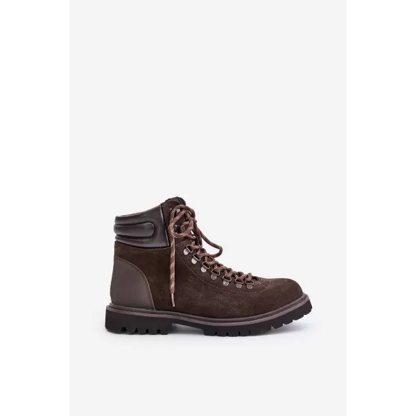  Pánské boty BIG STAR OO174644 BROWN/BEIGE 