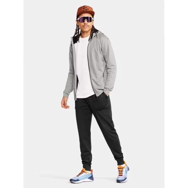  Pánská bunda s kapucí CRAFT Corp. ADV Unify Hoodie Jacket M ŠEDÝ MELÍR 