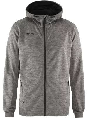 Pánská bunda s kapucí CRAFT Corp. ADV Unify Hoodie Jacket M TMAVĚ ŠEDÝ MELÍR