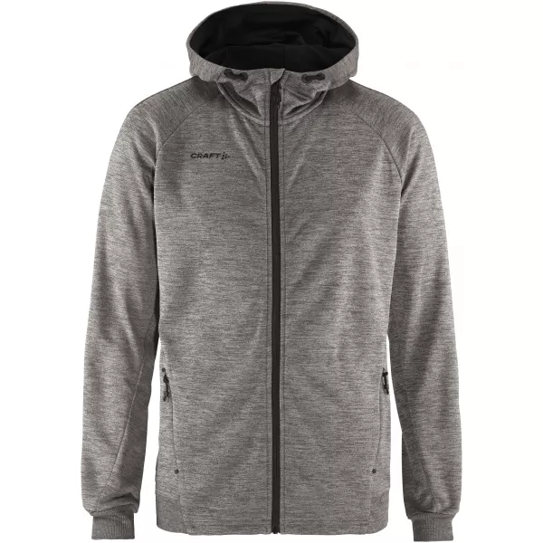  Pánská bunda s kapucí CRAFT Corp. ADV Unify Hoodie Jacket M TMAVĚ ŠEDÝ MELÍR 