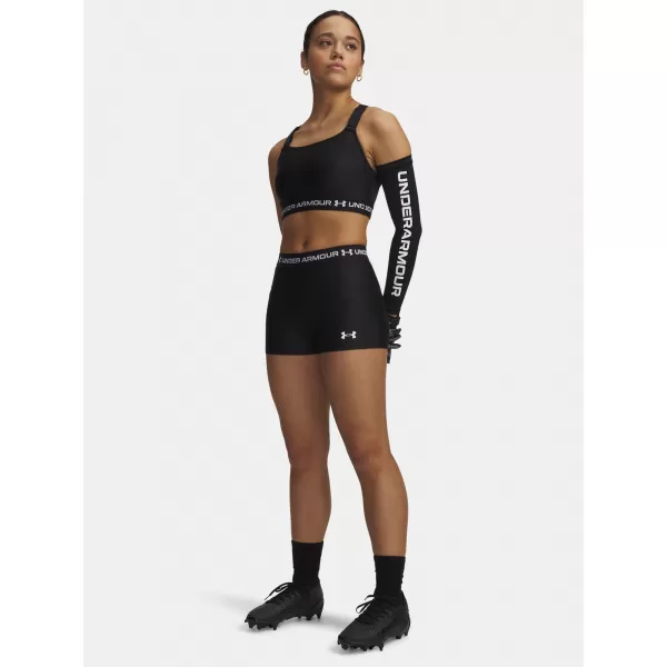  Dámské kraťasy HEATGEAR SHORTY 6010725-008 ČERNÁ 