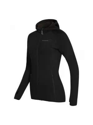 Dámská mikina PROGRESS TISPA HOODY MERINO ČERNÁ
