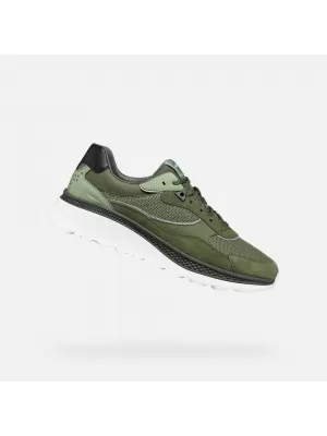 Pánské tenisky GEOX SPHERICA ACTIF X1 G014566 KHAKI