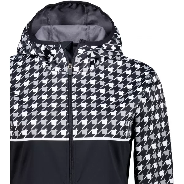  Dámská softshellová bunda premium ALTISPORT VOJ/ALW048JACK01 ČERNOBÍLÁ 