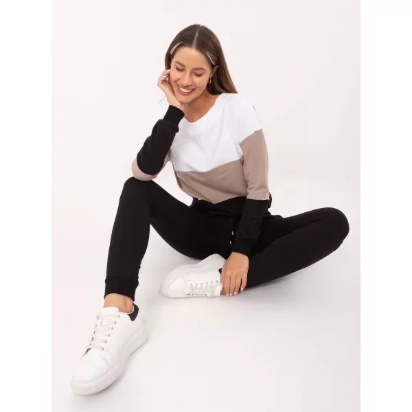  Dámský set RUE PARIS RV-KMPL-5971.05 BLACK AND BEIGE 
