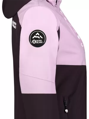 Dámská lyžařská bunda NORDBLANC LILT NBWJL8302 HNĚDÁ