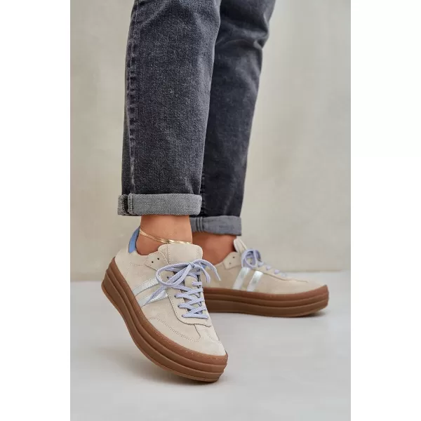  Dámské boty ZAZOO N1068S4 BEIGE 