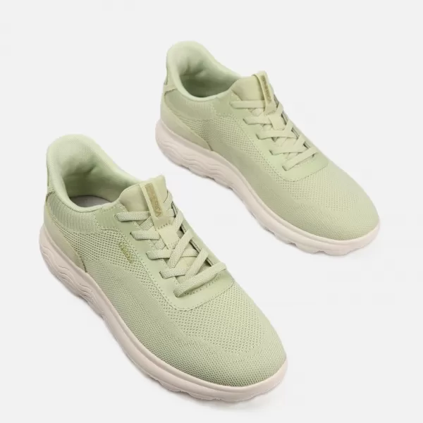  Dámské tenisky GEOX SPHERICA PLUS FAST IN G012785 SVĚTLE ZELENÁ 
