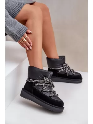 Dámské sněhule D.FRANKLIN DFSH375003 BLACK