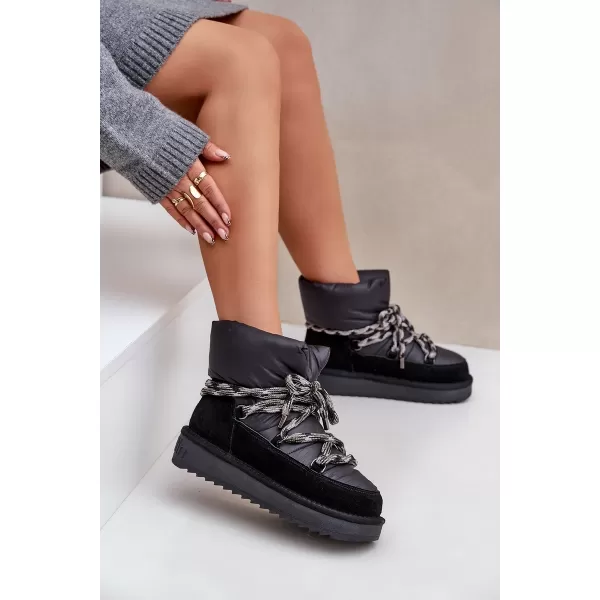  Dámské sněhule D.FRANKLIN DFSH375003 BLACK 