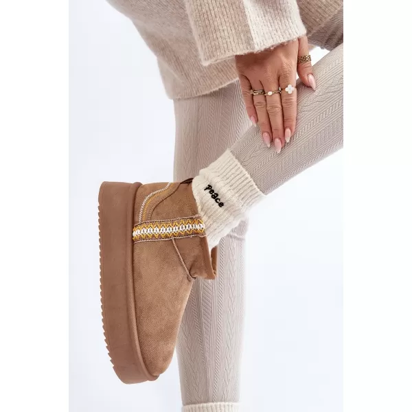  Dámské sněhule BOTO UDRA 29607 KHAKI 