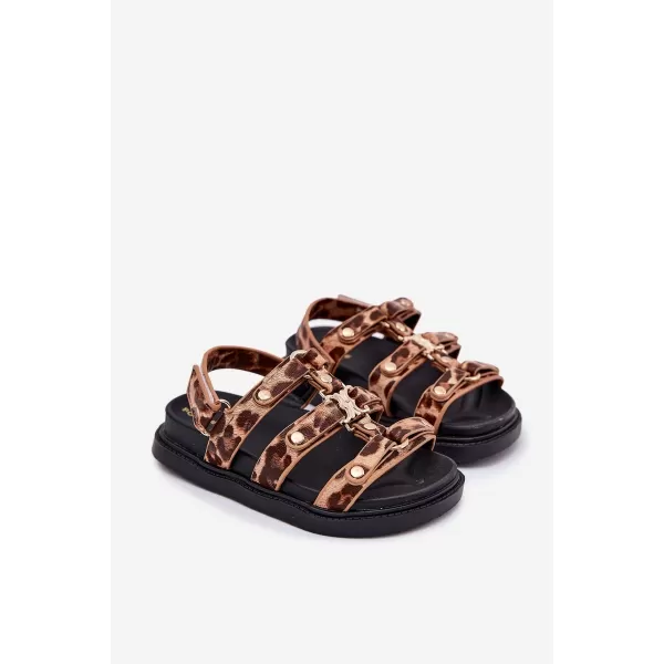  Dětské sandály BOTO LUNESSA 38047 LEOPARD 